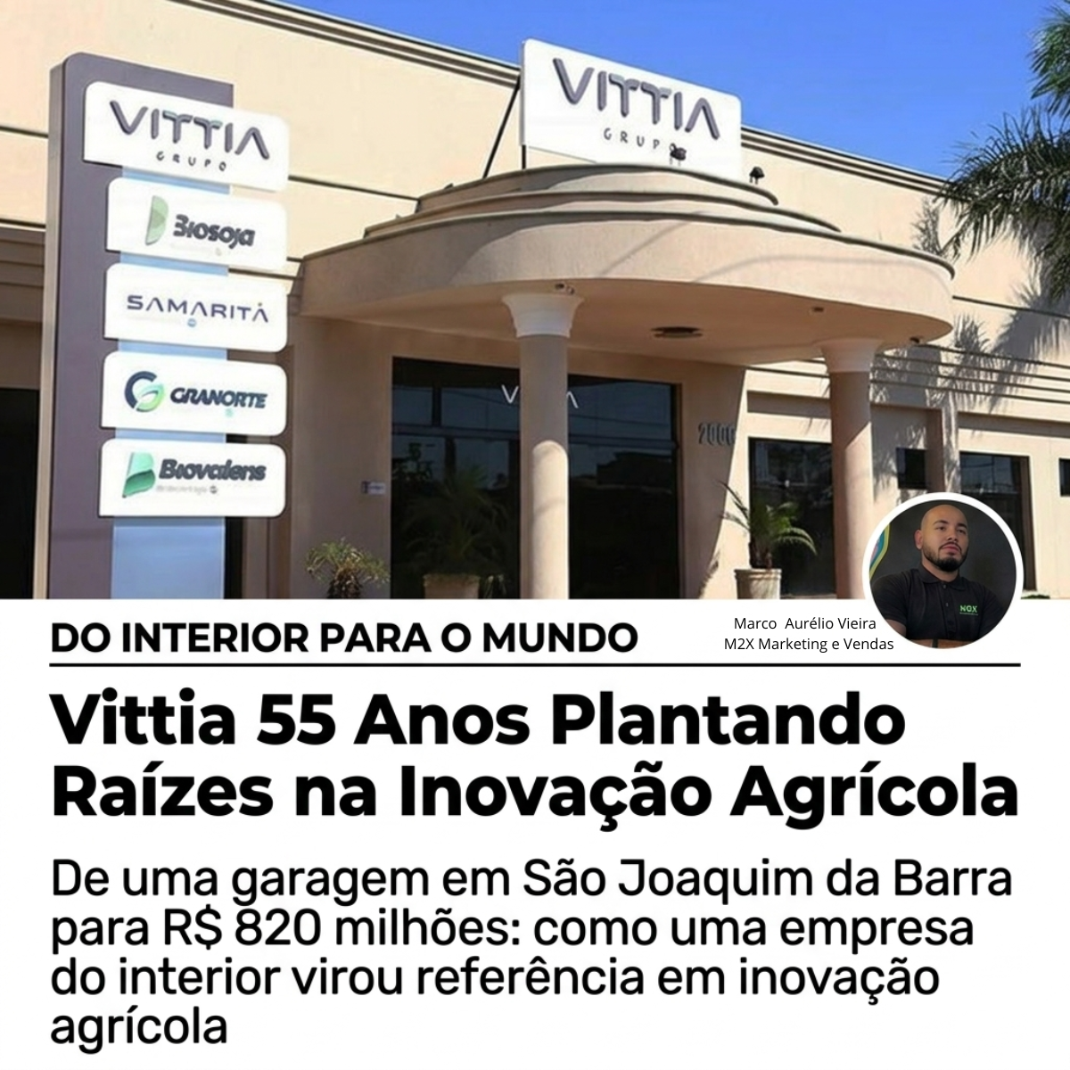 Vittia: 55 Anos de Inovação Agrícola que Saiu do Interior para o Mundo